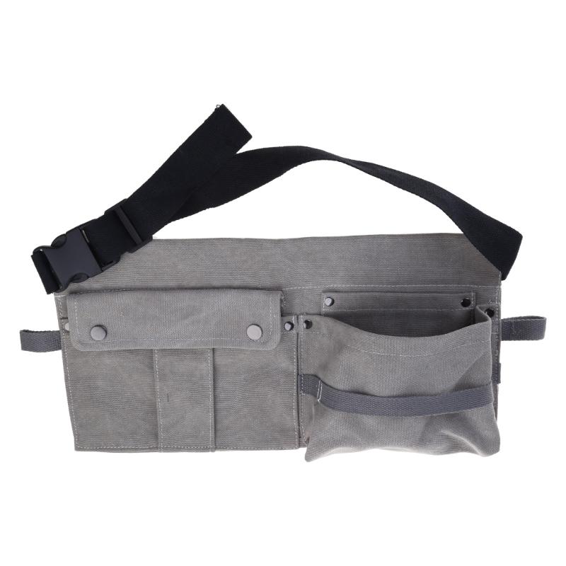 Canvas Electrician Tool Belt Pouch Carpenter Construction Holder Pockets Organizer Quick Release Buckle Waist Belts