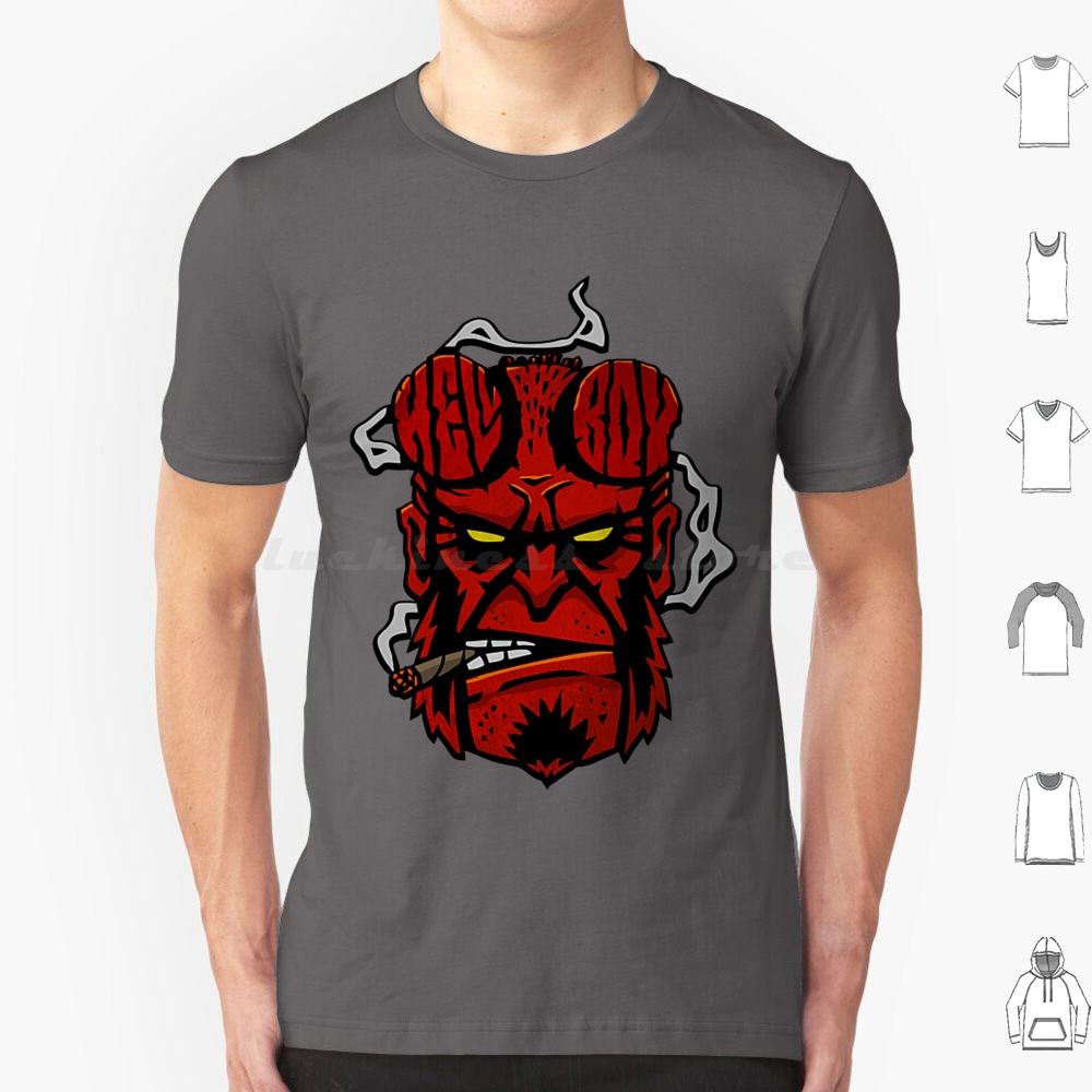 Hellboy T Shirt Cotton Men Women DIY Print Hellboy Comic Books Comics Halloween Hellboy 2 Hellboyanimated Hellboy Comic