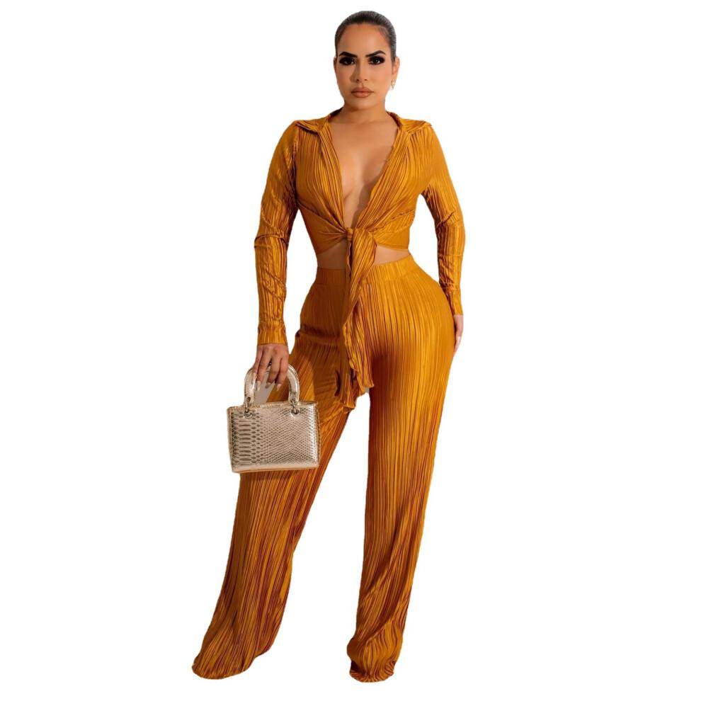 Summer Clothing Women Two Piece Set Crop Top And Pants Bikini Tunic Sundresses For Bohemian Pressure Sexy Leisure Spring-Autumn