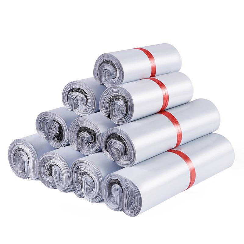Thick White Waterproof Small Express Bags for Clothing