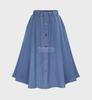 European and American A-Line Denim Mid-Length Skirt - Spring/Autumn 2020 Edition