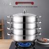 Hanle Multi-functional 304 Stainless Steel Steamer & Soup Pot