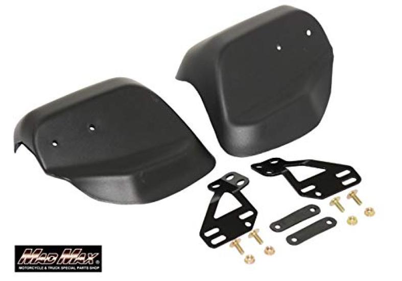 Motorcycle Knuckle Knuckle Left and Right Set Guards, Black, Visors,