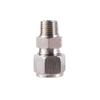 SS 304 Double Ferrule Pipe Straight Fitting 3/8" Tube to 1/4" Male NPT BSP Stainless Steel Pipe Fitting 1 Pc
