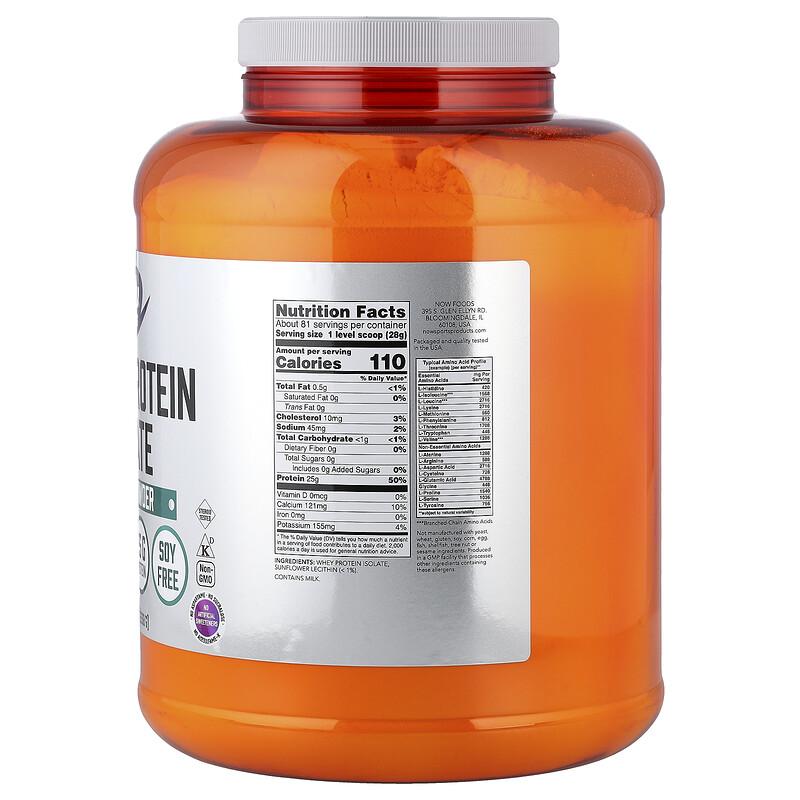Sports, Whey Protein Isolate, Unflavored, 5 lbs (2,268 g)