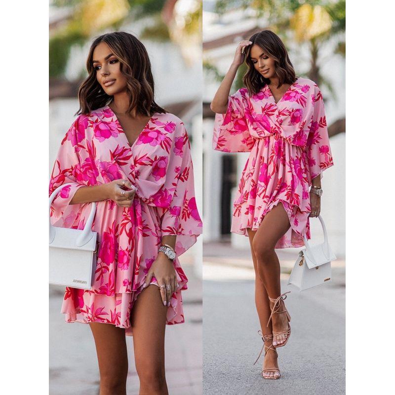 

Модное платье с драпировкой, ветрозащитное, эластичное, с высокой талией, стройнящее Red XL