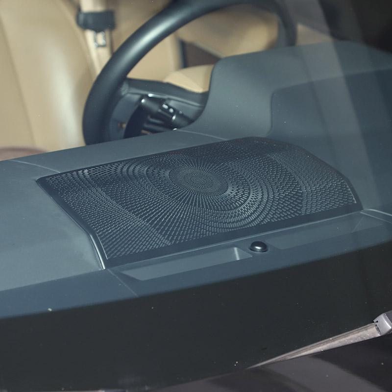For Land Rover Range Rover Sport  Vogue L460 2023 2024 Black Stainless steel Car Dashboard Speaker Cover Trim  Accessories