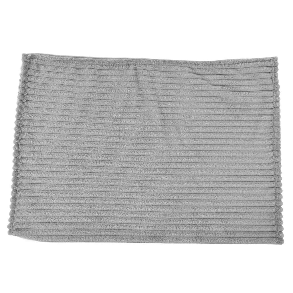 Flannel Throw Blanket Plush Fluffy Light Breathable Fine Workmanship Stylish Simple Soft Blanket