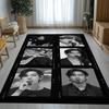 Kim Tae Hyung V Kpop B-BTS Living Room Non-Slip Area Rug Soft Carpet for Bedroom Kids Playroom Sofa,Home Decor Doormat Gift