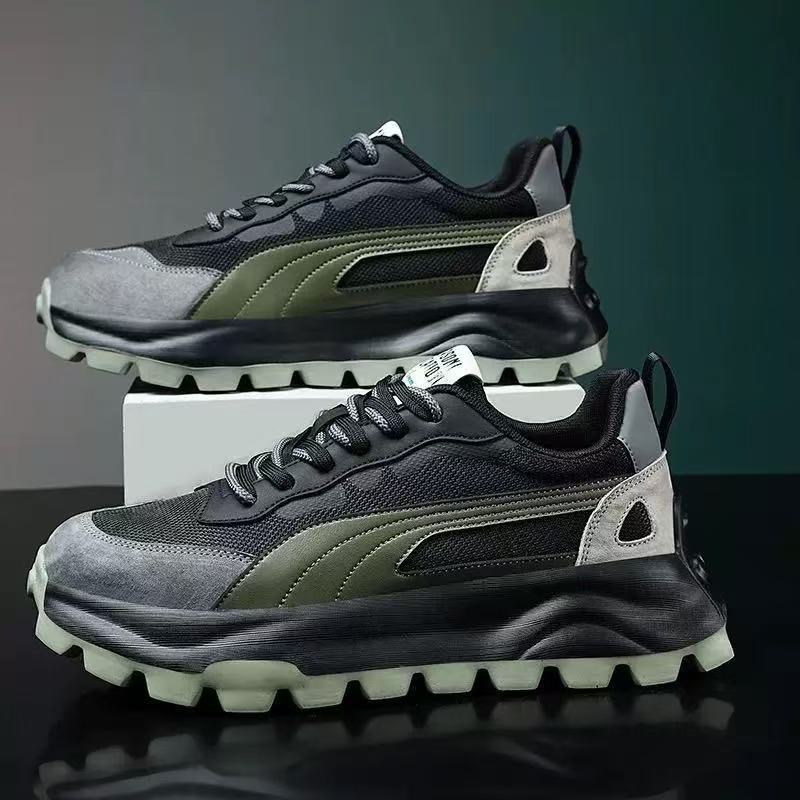 Nové Pánské Pánské Boty Pánské Boty s Silnou Podrážkou Forrest Gump Módní Dynamické Běžecké Sportovní Boty Lehké Prodyšné Ležérní