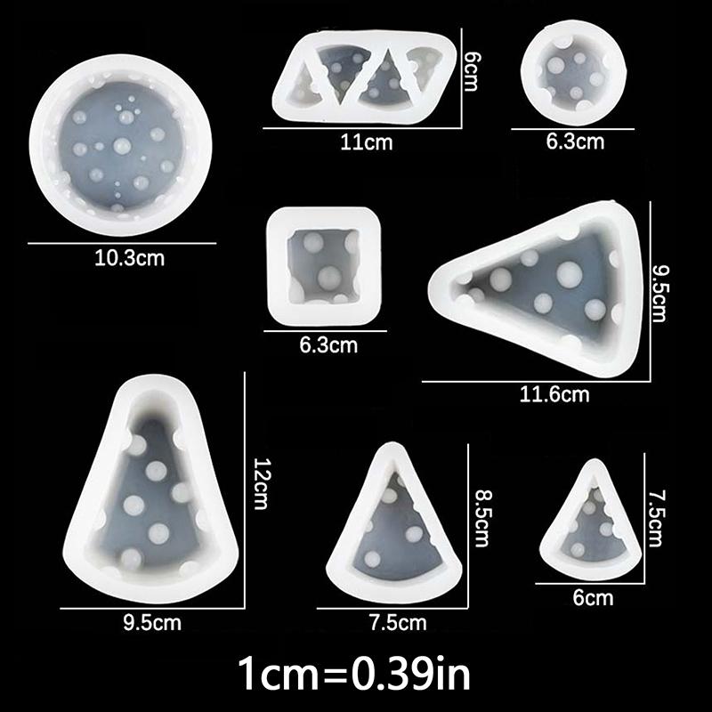 Cheese Embryo Style Silicone Candle Mold Handmade-Soap Diy Candle Art Mould Mochi Squishy Toy Mold Baking Tool Kitchen