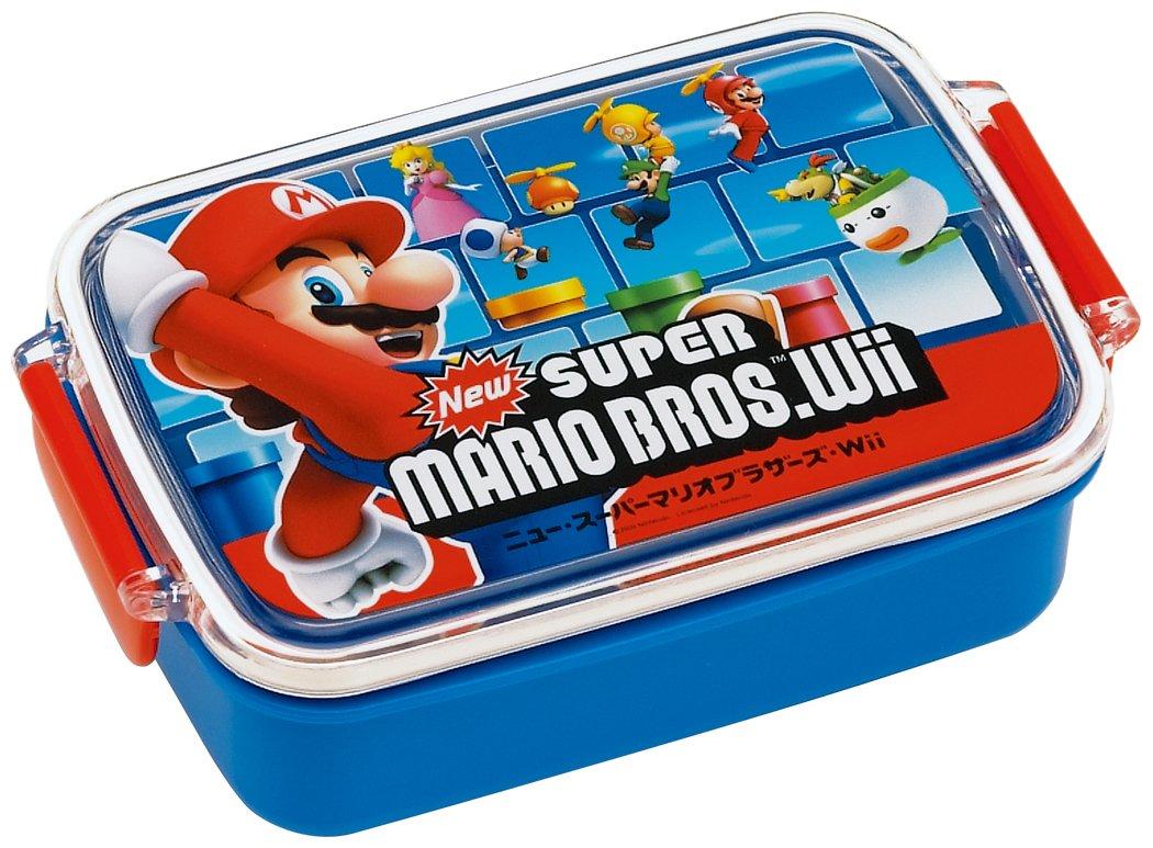 New Super Mario Wii Dishwasher Safe Tight Lunch Square Shape RB3A Bros. Box,