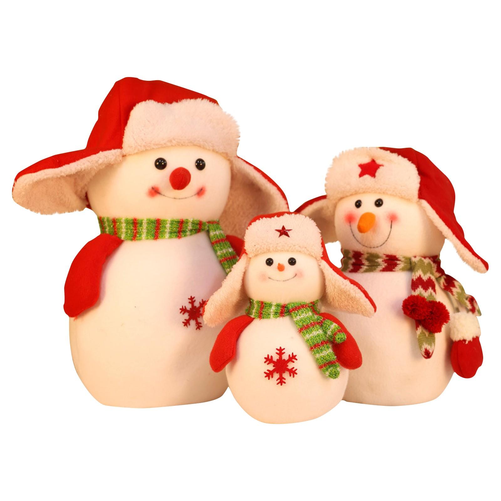 

Рождественская кукла-снеговик Рождественская кукла Украшения Праздничные подарки Декорации для оформления витрин торговых центров One Size белый