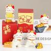 Handmade Resin Lucky Cat Figurine: Cute Desk Decoration and Creative Office Gift 2025