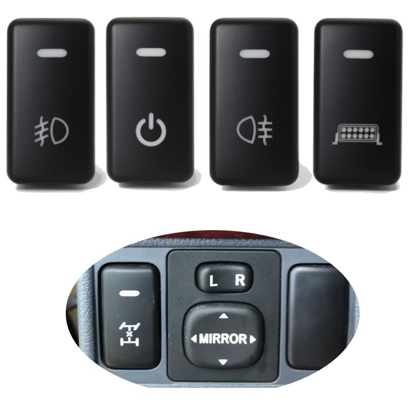 LED DRL Light Bar Switch Music Radar Front Fog Switch For Toyota Tacoma Land Cruiser Reiz Hilux Prado 120 FJ CRUISE LC76 LC78 Battery Switches5