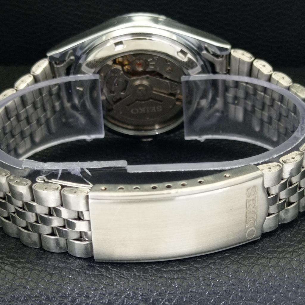 SEIKO 5 AUTOMATIC VINTAGE REFURBISHED 6309A JAPAN MENS GREEN WATCH a440842-4