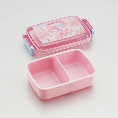 Skater Children's Lunch Box 1 Tier 450ml Fluffy Dome Shape Antibacterial Kids Lunch Made in Japan Sanrio Little Ruin Stars Glitter Amusement Park Girl