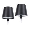 2pcs Cordless RGB Bottle Lamp Stylish Minimalist Embedded Touch Control Rechargeable Wine Bottle