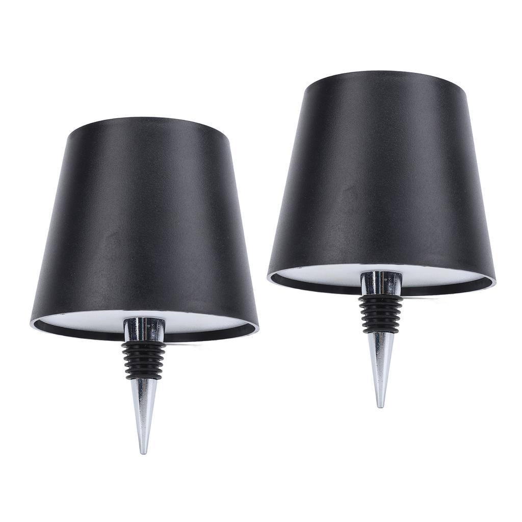 2pcs Cordless RGB Bottle Lamp Stylish Minimalist Embedded Touch Control Rechargeable Wine Bottle