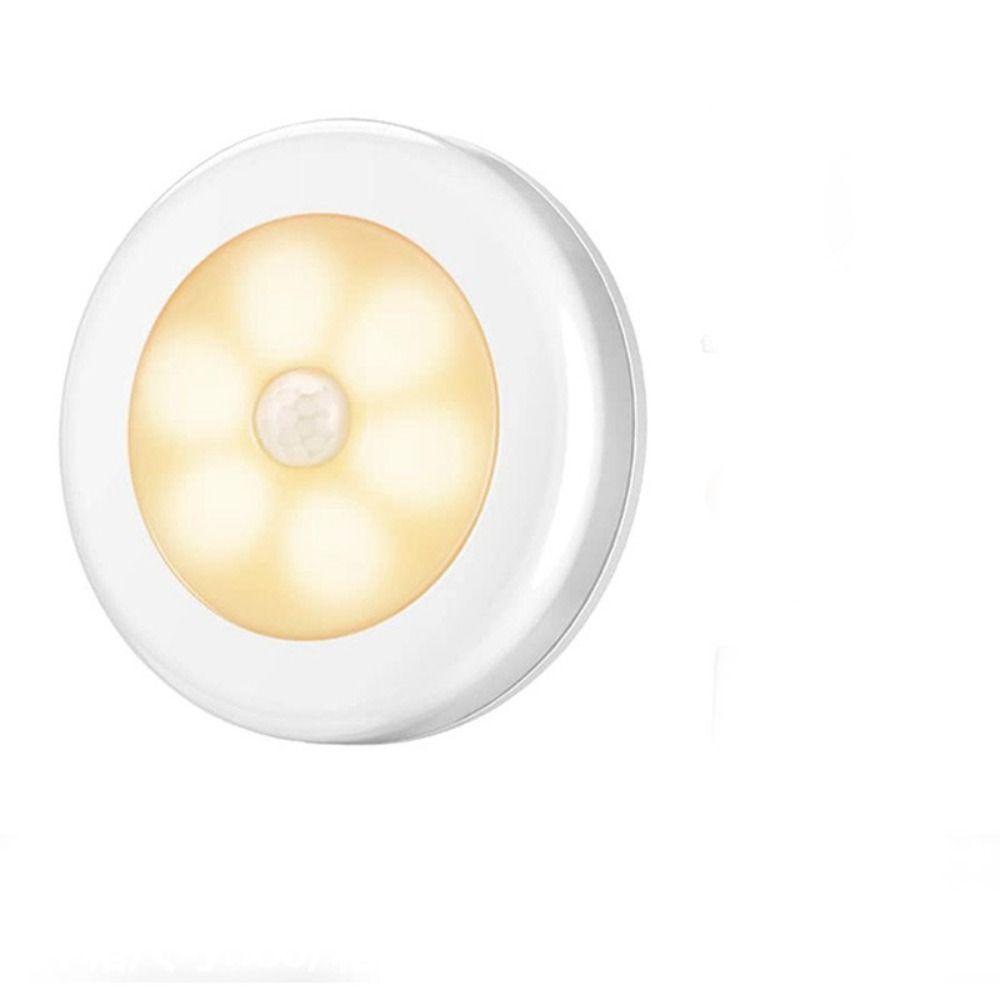 

Magnetic Motion Sensor Night Light Eye Protection Wireless Closet Light Bedroom White-Warm white