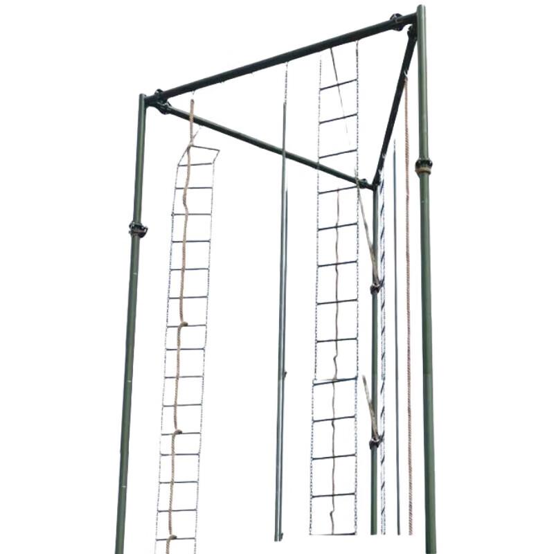 

Three-Sided Multi-Activity Climbing Frame