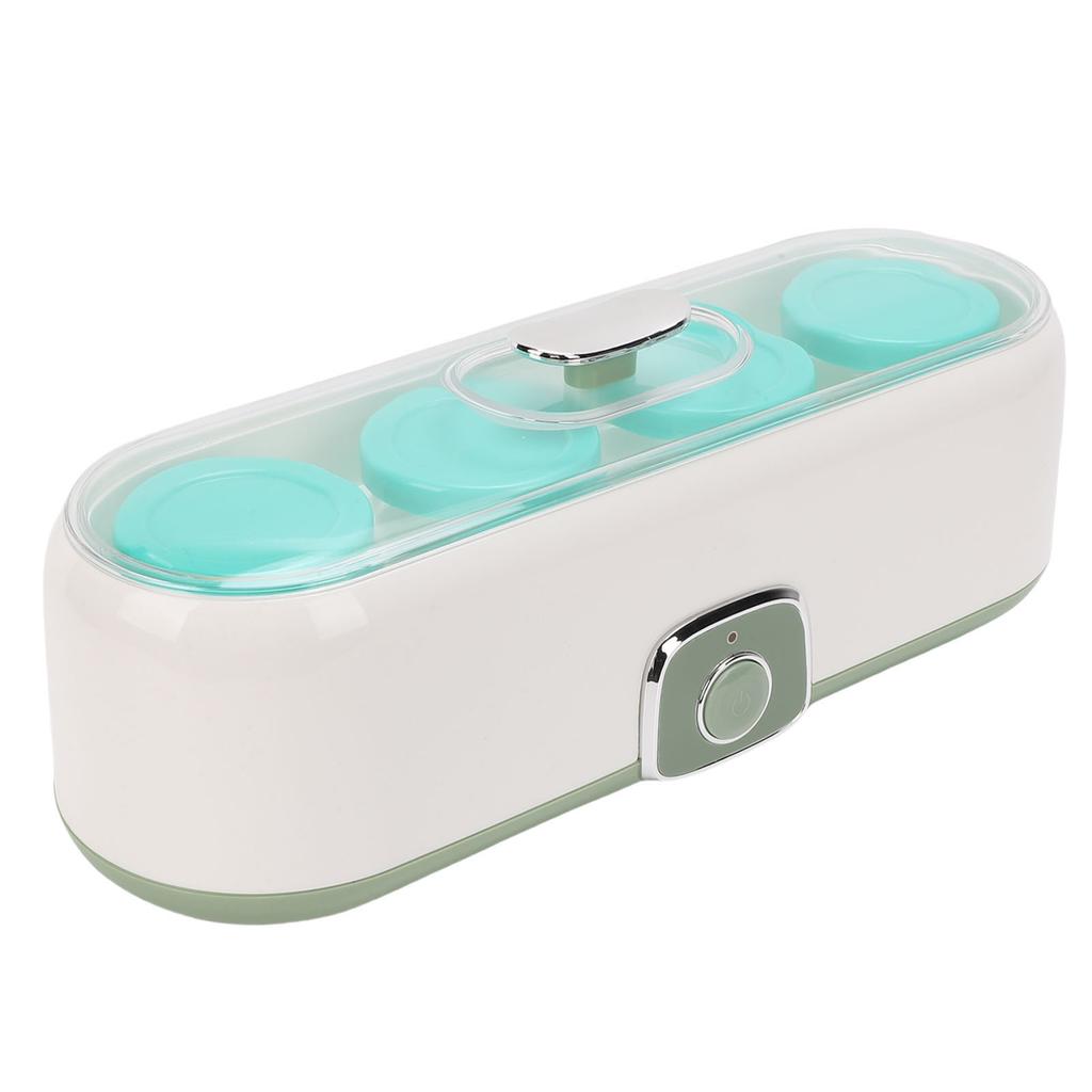 Automatic Yogurt Maker with 4 Jars One Click Start Small Smart Homemade Yogurt Machine for Natto Rice Wine