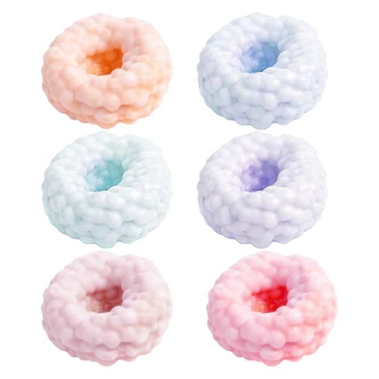 Crunchy Sensory Stress Ball Sand-Filled Fidget Toy for Anxiety Relief Soft Satisfying Crunch Texture Desk Toy for Adults Kids, Fun Relaxation Gift