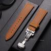 Quick Release Bracelet Leather Watch Band Vintage Cowhide Strap18mm 19mm 20mm 21mm 22mm 24mm Butterfly Buckle Wristband