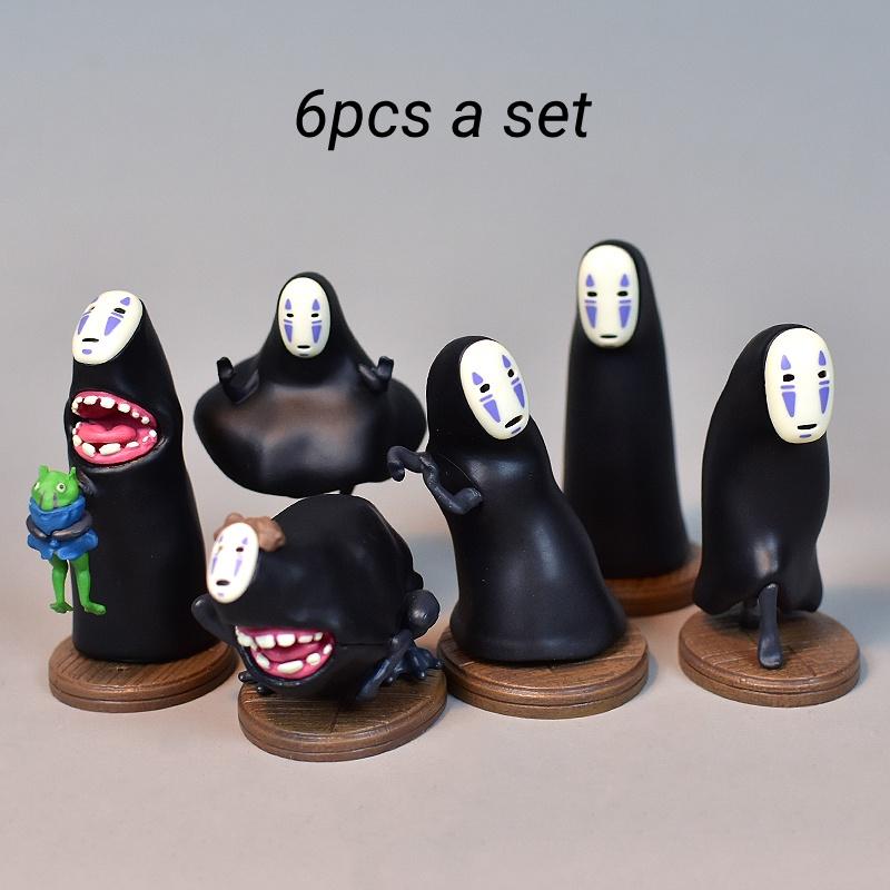 

High-quality Pazela No-face Man Figure 6 Variants Perfect For Car Decoration Or Cake Display Pvc Material