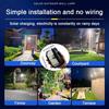 3-Sided Solar Powered Motion Sensor IP65 Waterproof Solar Light 3 Modes Wall Lamp 230 LED Solar Lights Outdoor for Outside Porch