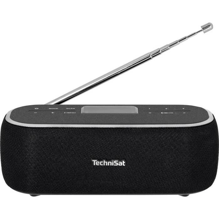 Technisat digitradio bt 1 radio de table dab+, fm aux, bluetooth fonction mains libres, avec microphone, fonction révei
