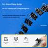 Deli Black Long Tail Binder Clips