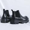 Luxusmarke Herren Chelsea Boots Hohe Qualität Britischer Stil Lässige Leder-Stiefeletten für Herren Dickes Sohlendesign Hohe Stiefel