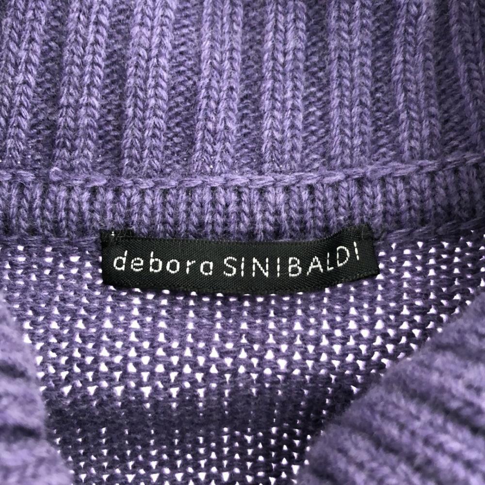 Debora SINIBALDI Made In Italy Wool Long Sleeve Long Knit Cardigan Women Used
