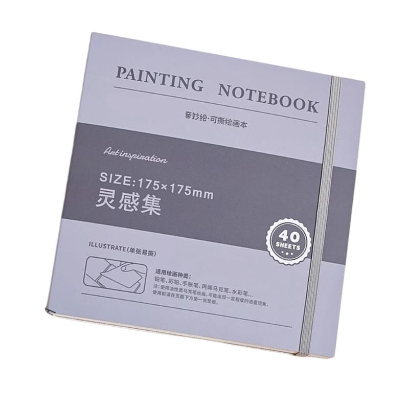Tearable Drawing Notebook Watercolour Notebook Tearable Paint Book Small Drawing Book Art Supplies