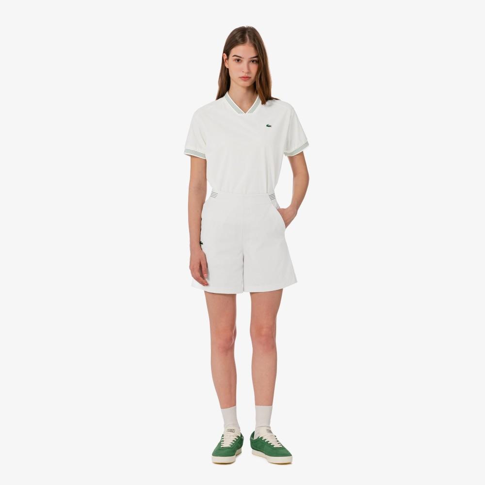 [lacoste] Women s Woven Setup Bermuda Shorts GF420E-56G70V 34