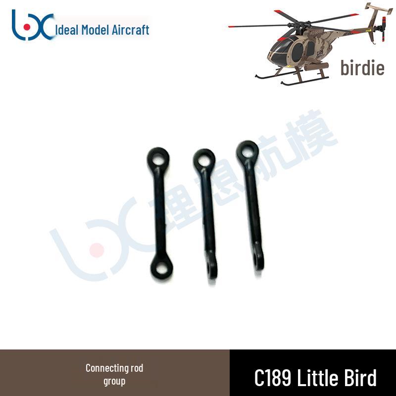 RCERA Remote Control C189 Little Bird MD500 Helicopter Spare Parts Collection Model Aircraft
