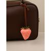 New Creative Simulation Big Strawberry Bag Pendant Personalized Three-dimensional Resin Cute Keychain Bag Accessories Pendant