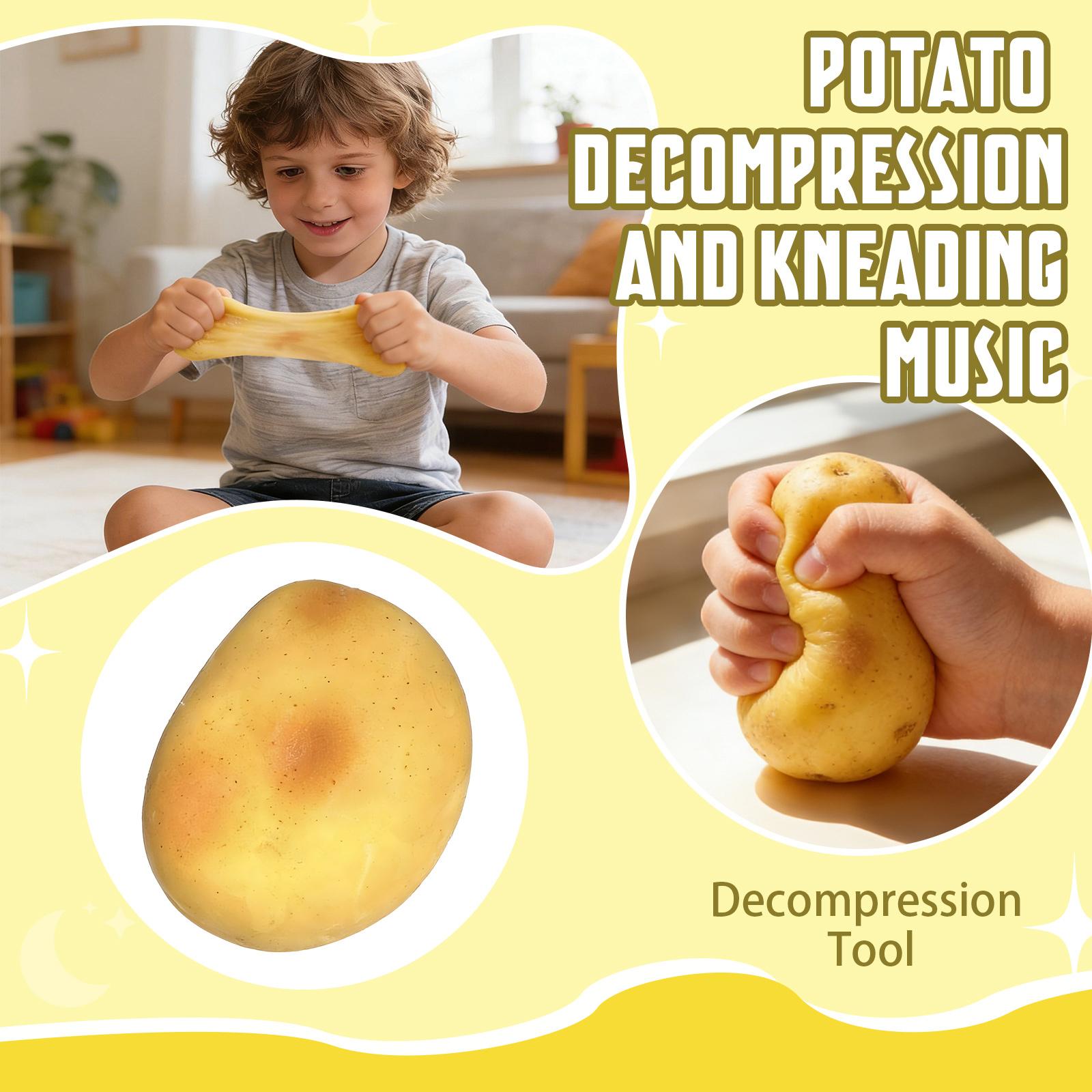 

Stress-Relieving Squeezable Toy - Slow- Soft Rubber Toy. With A And Bouncy Texture, It Can Be Repeatedly Kneaded Without Easily Deforming. It Relie One Size