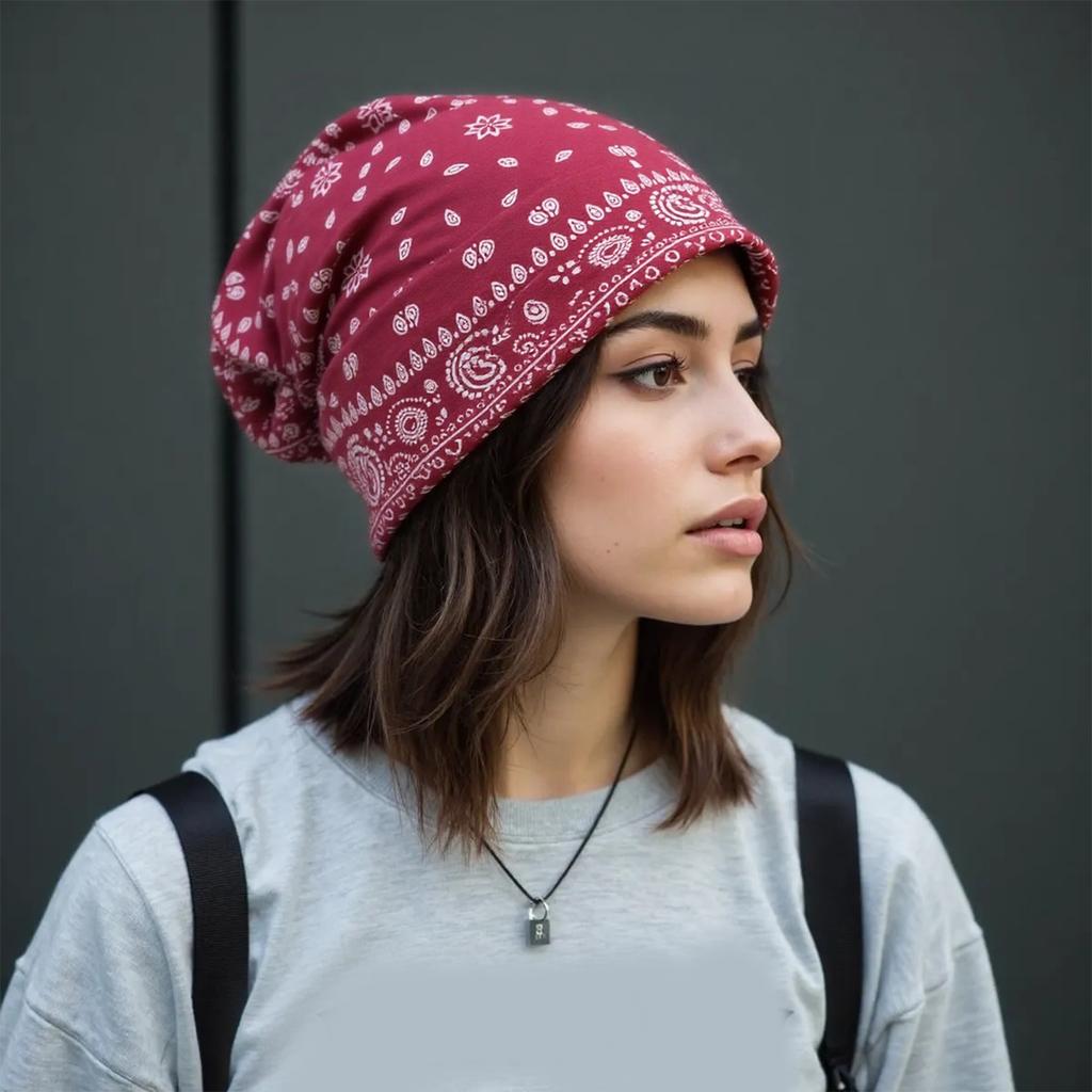 Women Breathable Headwrap Stylish Chemo Turban Hat with Digital Printing for Daily Wear and Various Occasion Outfit