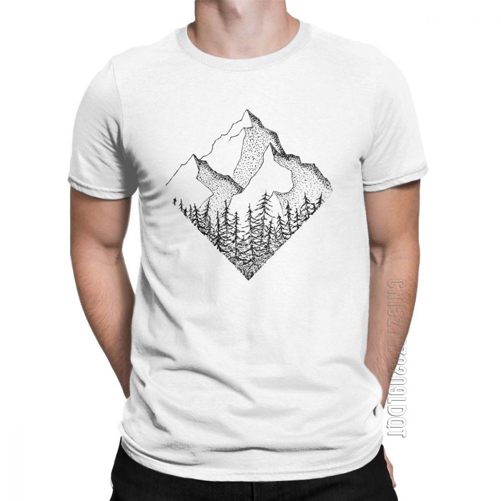 The Diamond Range Men T Shirt Outdoors Mountains Hiking TShirt National Parks Cotton Male Tshirt Basic Tees Plus Size Clothes S