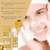 Vitamin C Foam Cleanser for Deep Pore Cleansing, Acne & Blackhead Removal, Hydrating & Brightening Facial Wash for Healthy Radiant Skin