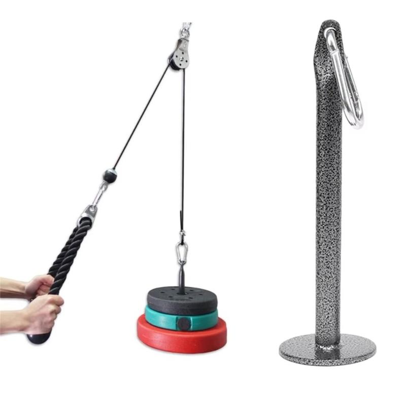 Fitness Loading Pin, Cable Pulley System Weight Plates Barbell Plate Support Frame Freeweight Bar Loading Pin Equipment