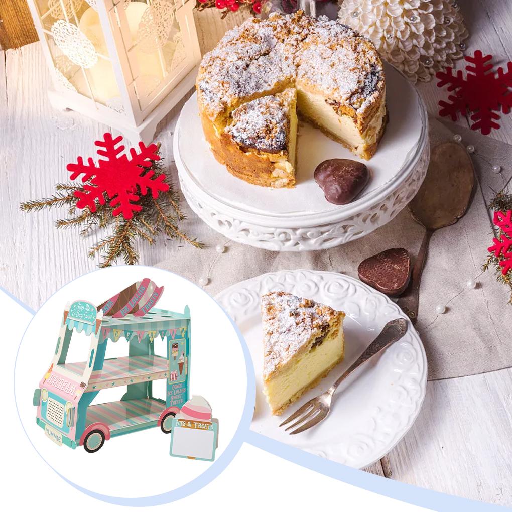 Sweet Ice Cream Display Stand Safe And Reusable Suitable For Various Occasions Cupcake Stand Holder