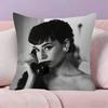 Audrey Hepburn Lipstick Pillowcase Toon Gift Cushion Cover Bedroom Home Sofa Chair Seat Decor Pillow Case