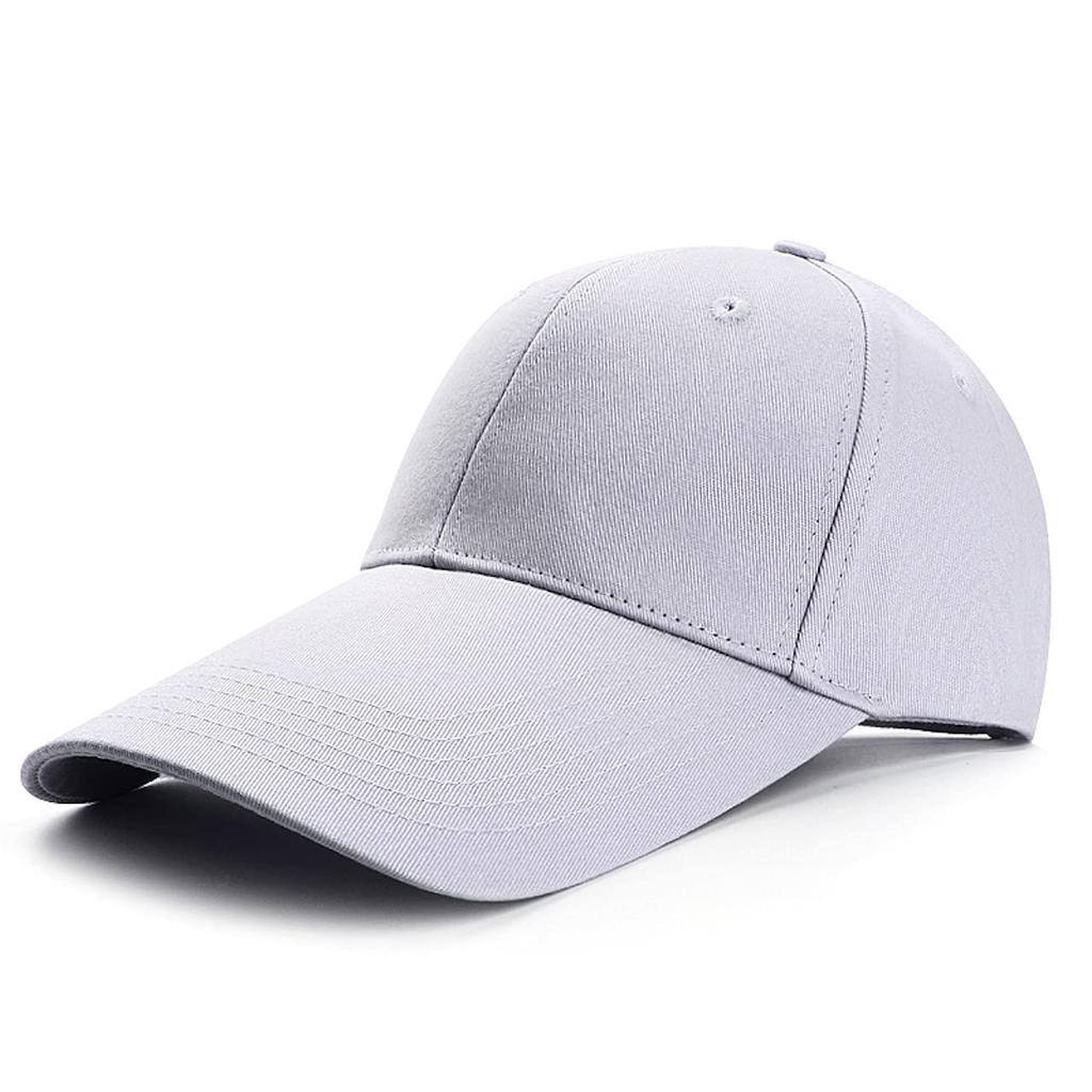HABERY Long Brim Baseball Sun Solid Baseball UV Hip Running Long Baseball Stylish Cap, Hat, Color, Cap, Protection, Men's, Umpire, Curved, Hop, Cap,