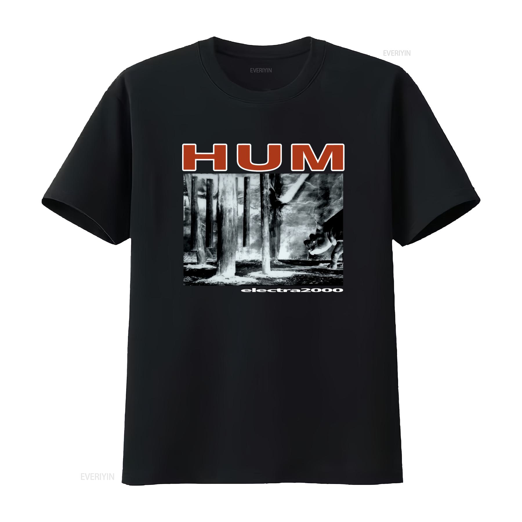 

Hum Electra 2000 Vintage Style T Shirt Unique Print for Rock Fans vintage Washed Comfortable Versatile Stylish Soft fashion 4XL