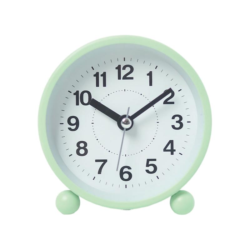 Silent Quartz Backlight Needle Display Desk Clock for Students