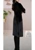 Women's Autumn/Winter 2025 Woolen Coat with Plush Velvet Lining - Slimming and Stylish