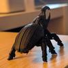3D-gedrucktes mechanisches Herkuleskäfer-Modell - Cyberpunk-Stil Roboter-Insekten-Figur für Schreibtischdekoration & Sammlergeschenk